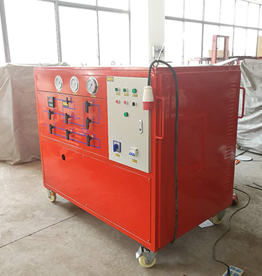 氣體回收車抽真空充氣裝置